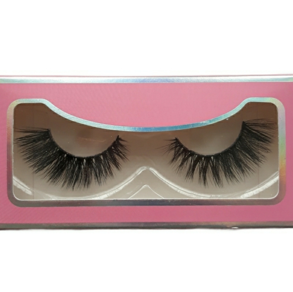 Faux Mink Eyelashes, Applicator and brush